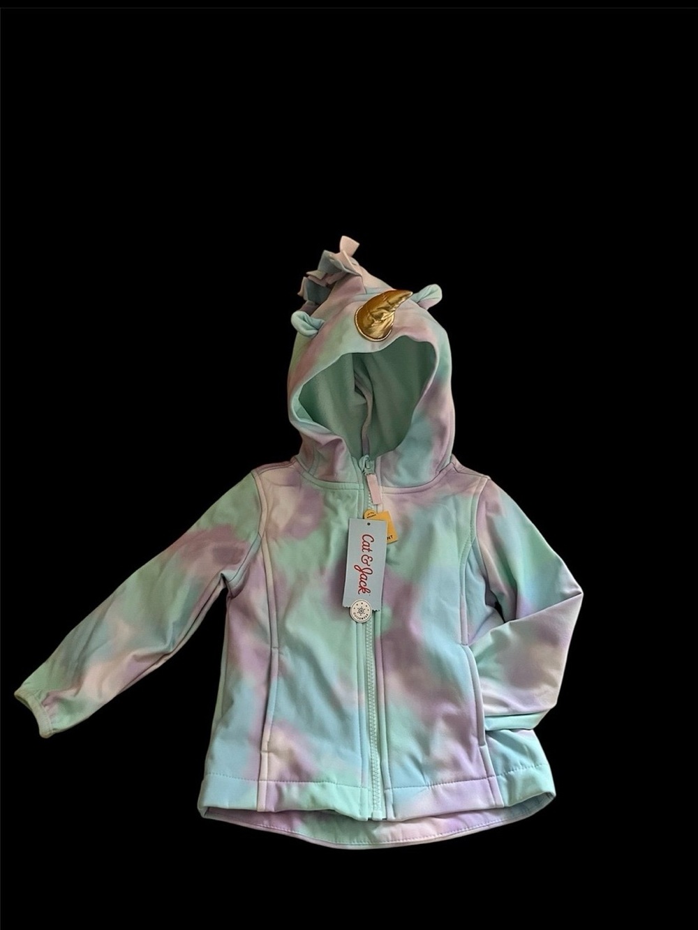 Cat & Jack Unicorn Rain/Wind Resistant Jacket